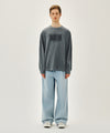 Marithé François Girbaud New M Low-Waist Tuck Wide Denim Pants Blue