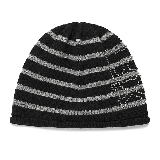 Cavish SKULL CAT STRIPED BEANIE
