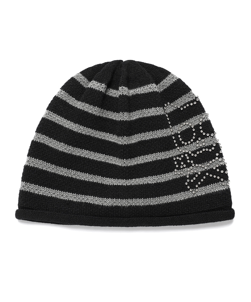 Cavish SKULL CAT STRIPED BEANIE