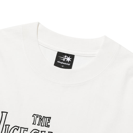 Nice Ghost Club Monster Family Big Big Long Sleeve Tee [White]