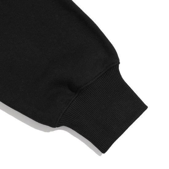 Nice Ghost Club 3Stars Hate Applique Hoodie [Black]