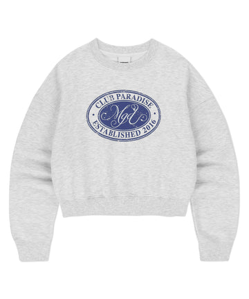 Mahagrid Club Paradise Crop Sweatshirt