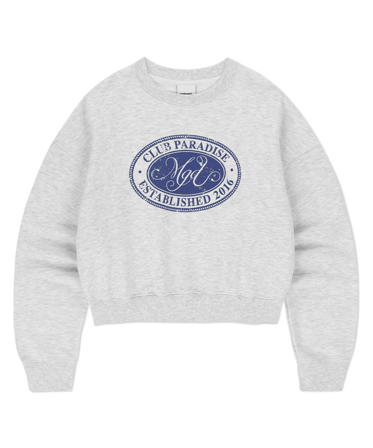 Mahagrid Club Paradise Crop Sweatshirt