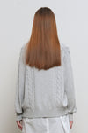 General Idea WOMAN Cotton Blend Saddle Shoulder Cardigan
