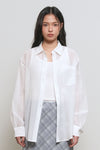 General Idea WOMAN Summer Wrinkle Sheer Shirt