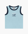 Marithé François Girbaud Kids Waffle Ringer Sleeveless