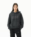 Mahagrid Raw Cut Pray Crop Hoodie