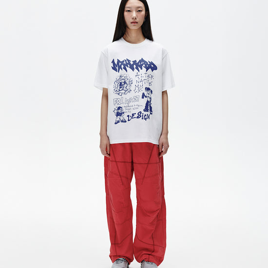 Mahagrid Street Crew Tee White