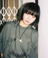 Nice Ghost Club Heavenly Bear Angel Big Big Tee [Charcoal]