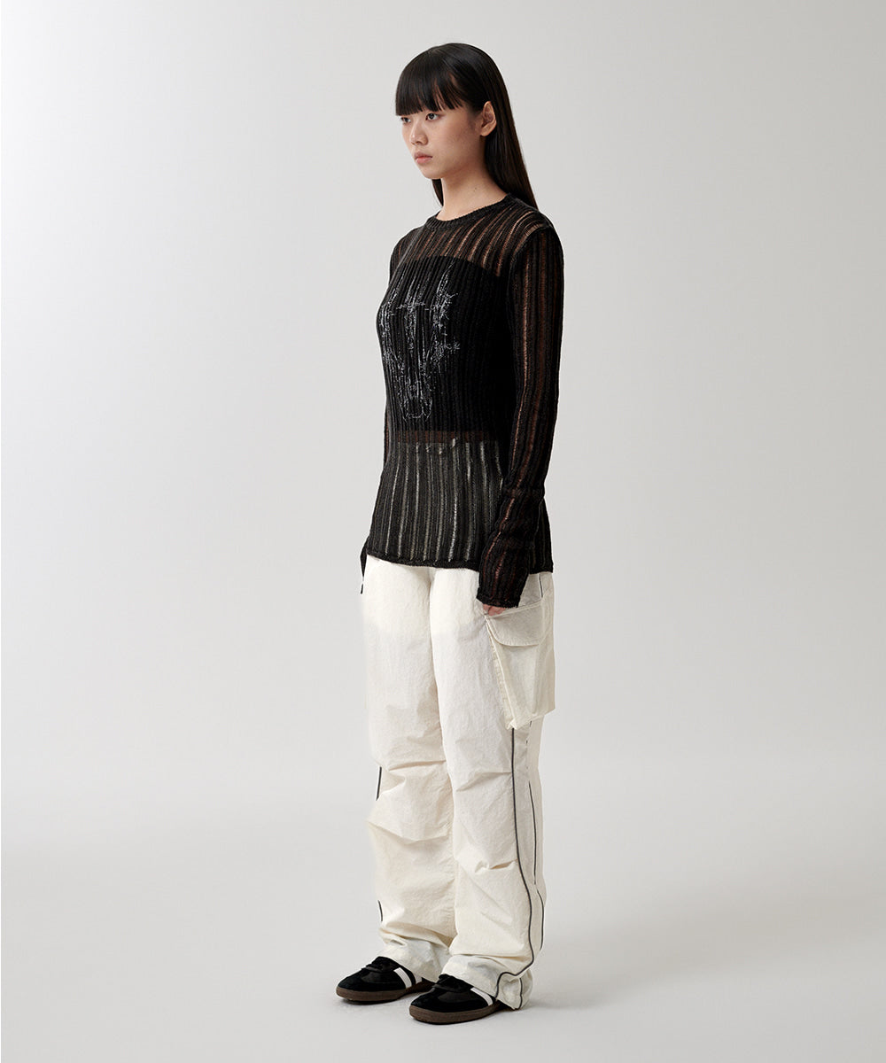 Mahagrid Tattoo Crochet Knit