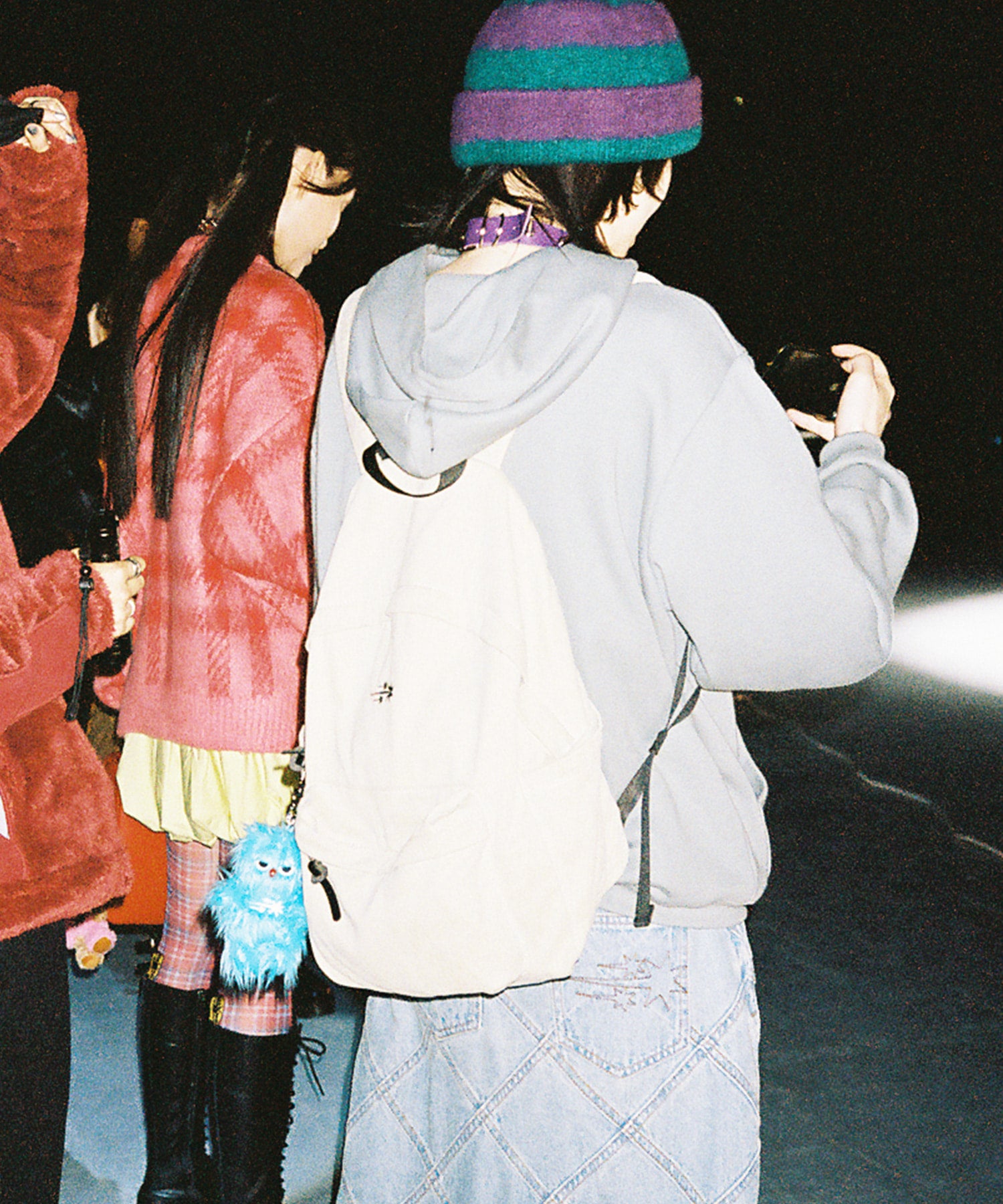 Nice Ghost Club Blue Boy Key Ring [Blue]