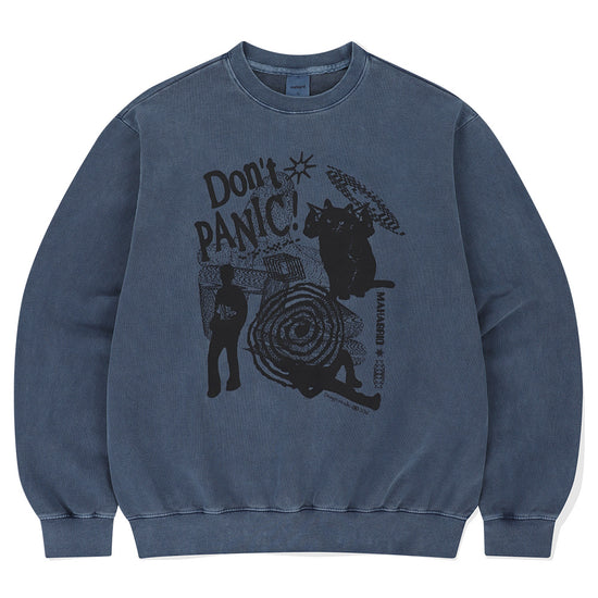 Mahagrid Don't Panic Pigment Sweatshirt