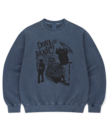 Mahagrid Don't Panic Pigment Sweatshirt
