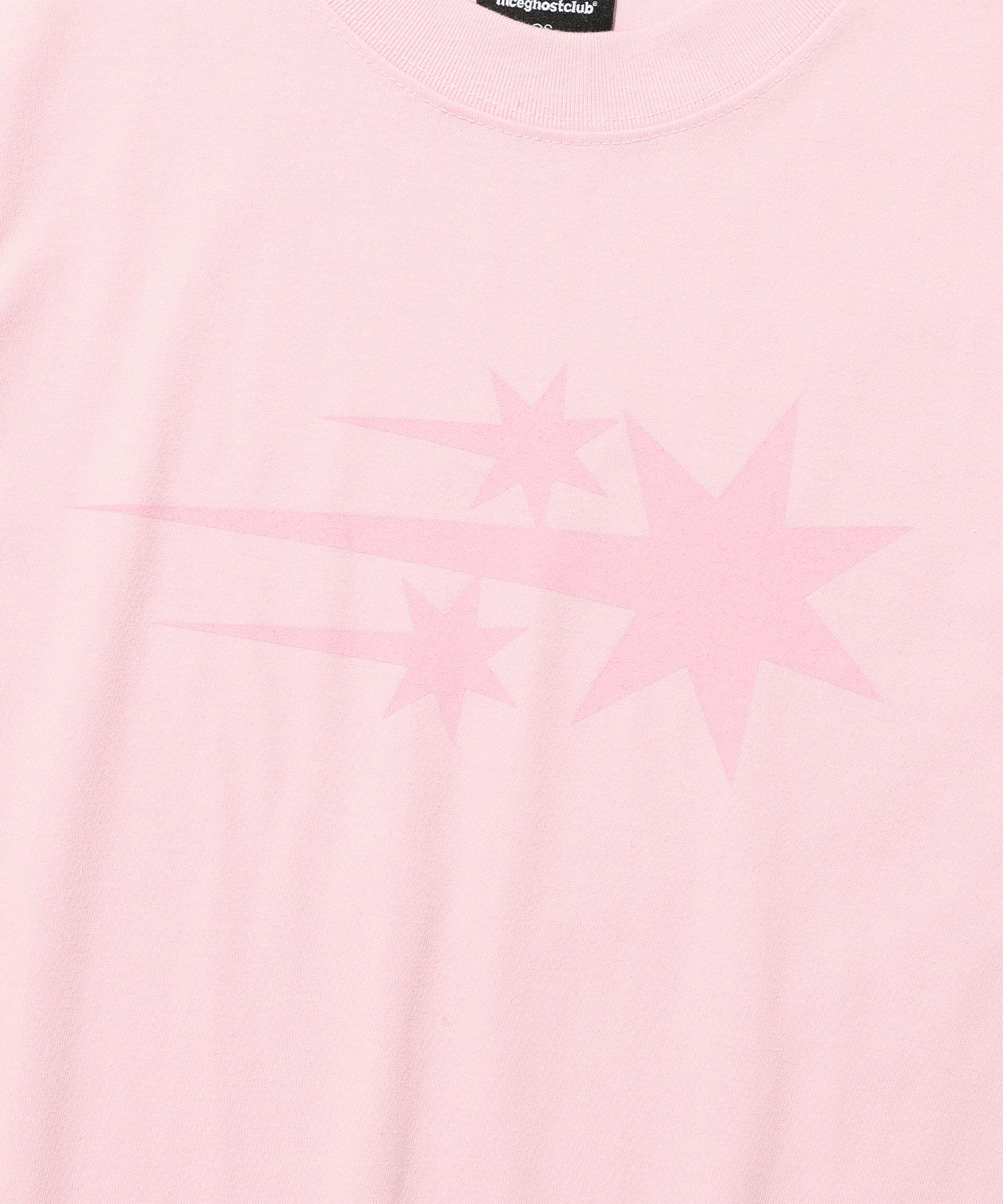 Nice Ghost Club 3 Stars Symbol Crop Slim Tee