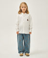 Marithé François Girbaud Kids Bear Printed Denim Pants