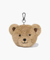 Marithé François Girbaud Kids Bear Pouch Keyring Beige