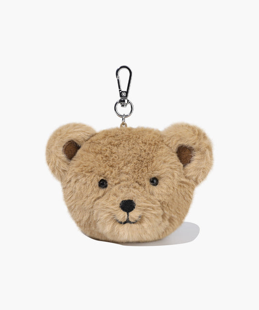 Marithé François Girbaud Kids Bear Pouch Keyring Beige