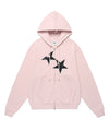 Cavish Twin Star Zip Up Hoodie