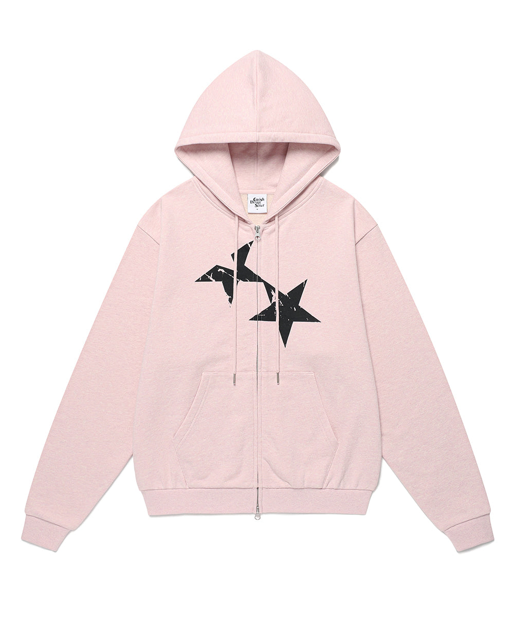 Cavish Twin Star Zip Up Hoodie