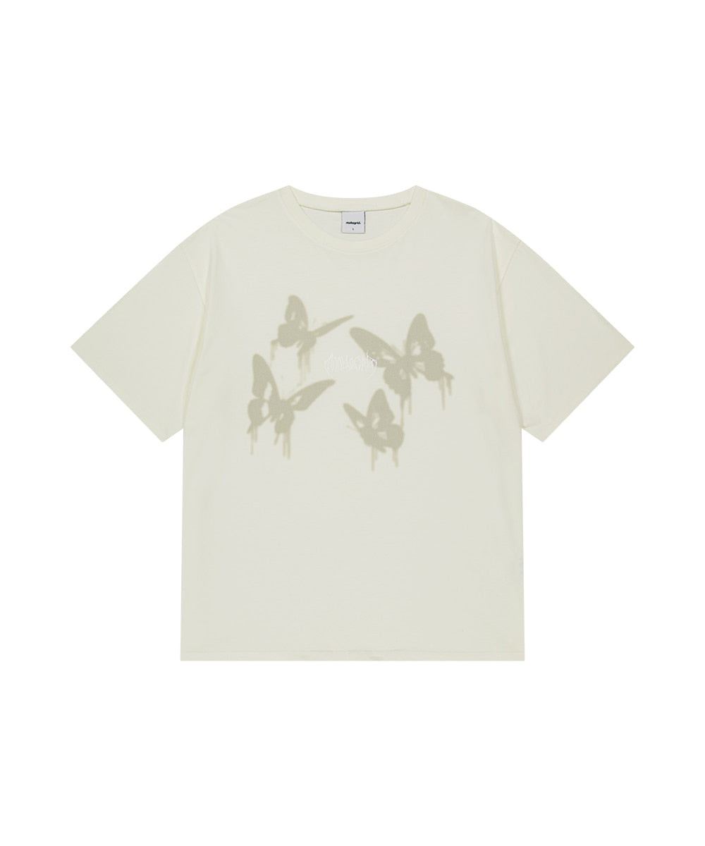 Mahagrid Pigment Butterfly Goth Tee