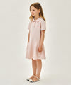 Marithé François Girbaud Kids Wide Pink Flare One Piece Light Pink