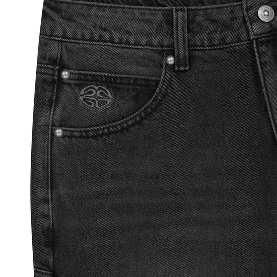 Mahagrid Western Denim Pant [Black]