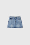 General Idea WOMAN Washed Denim Mini Skirt