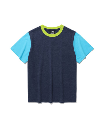 Nice Ghost Club X JIMMIZO Color Block Tee [Navy]