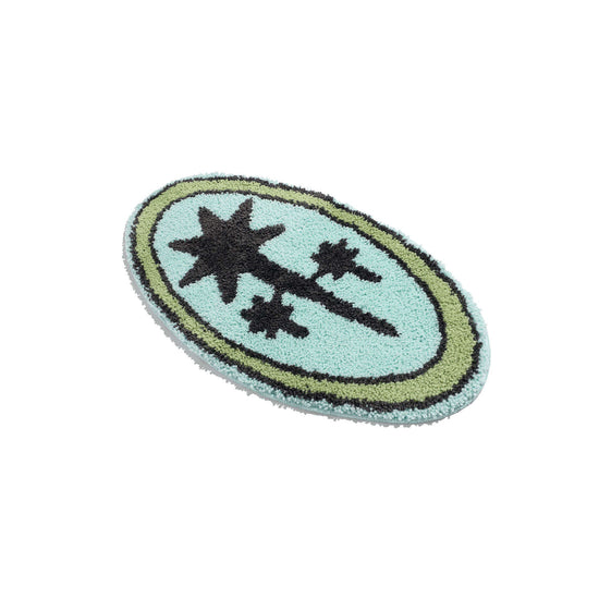 Nice Ghost Club 3Star Oval Rug Mat [Mix]
