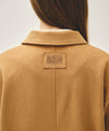 Marithé François Girbaud W FAUX SUEDE COLLAR JACKET camel