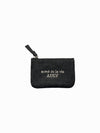 ADLV Fabric Logo Embroidery Wallet