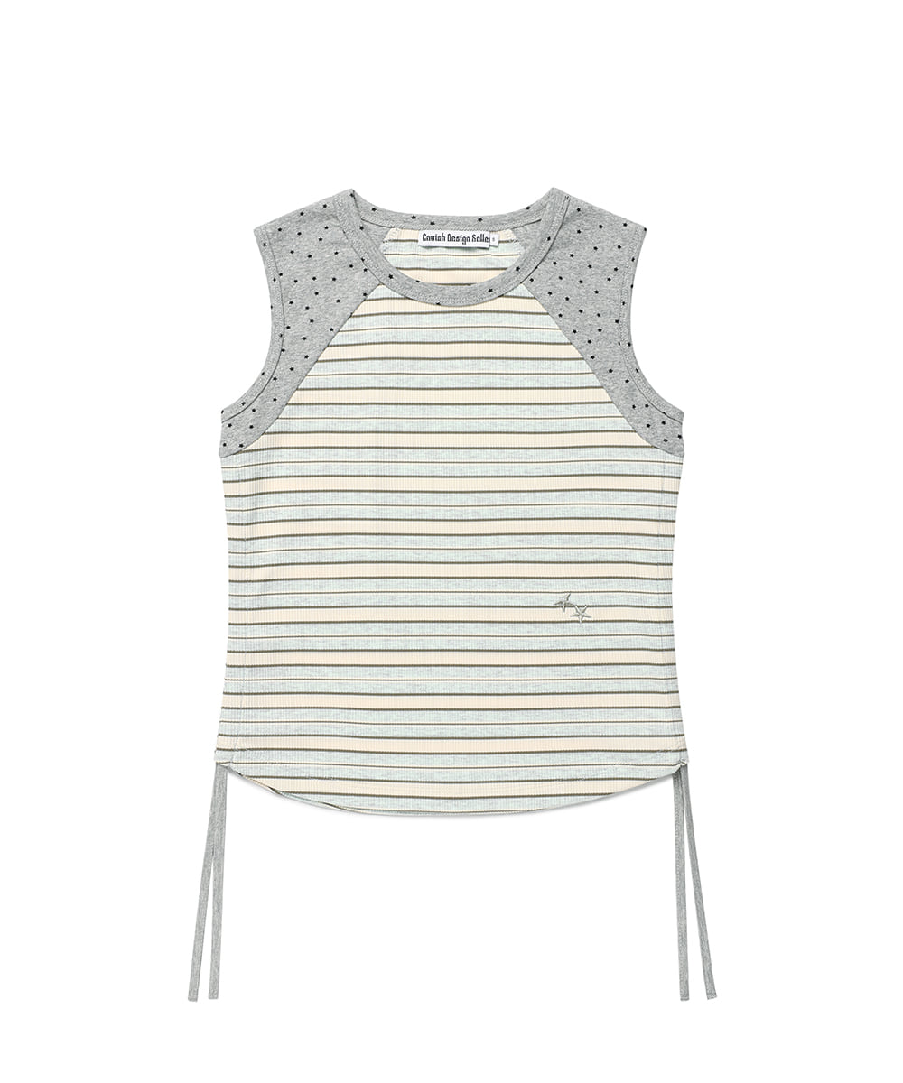 Cavish Multi Striped Sleeveless