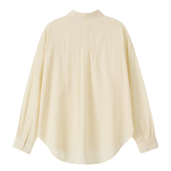 Bitter Cells Ribbonette Overfit Shirt - Butter