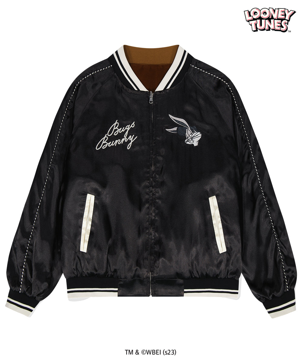 Mahagrid Reversible Bunny Souvenir Jacket [Black]
