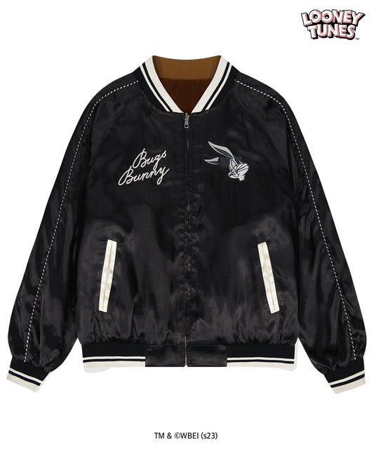 Mahagrid Reversible Bunny Souvenir Jacket [Black]