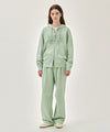 Marithé François Girbaud CLASSIC LOGO DYEING HOODIE ZIPUP