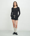 Marithé François Girbaud W BASIC COTTON CARDIGAN
