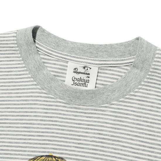 Nice Ghost Club Gakiya Isamu Stripe Big Big Long Sleeve Tee [Grey]