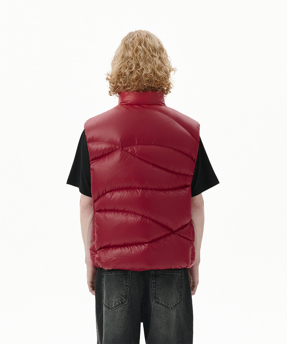 Mahagrid Wavy Down Vest