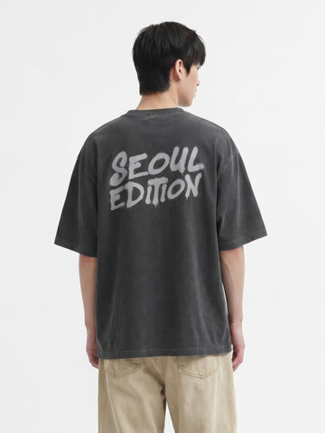 ADLV [STORE EXCLUSIVE] SEOUL EDITION PIGMENT SHORT SLEEVE T-SHIRT