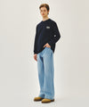 Marithé François Girbaud M Relaxed Fit Boots-Cut Denim Pants Blue