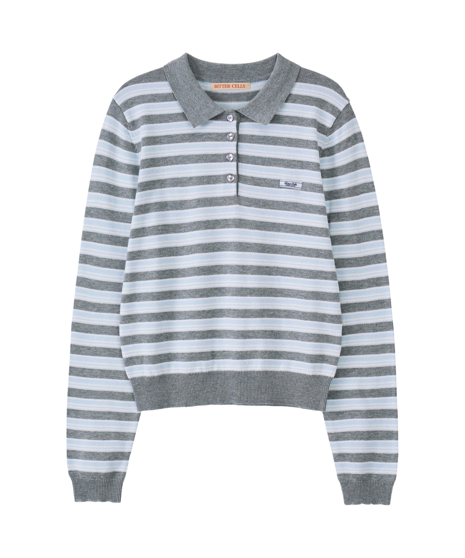 Bitter Cells Lolly Stripe Collar Knit