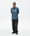 Mahagrid mah Cut Off Appliqué Tee [Blue]