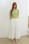 General Idea WOMAN Floral Sheer Short Sleeve T-Shirt