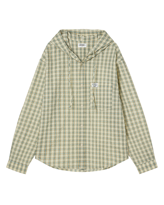 AEAE Check Hood Shirts in Lime