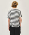 Marithé François Girbaud SMALL REGULAR LOGO TEE stripe