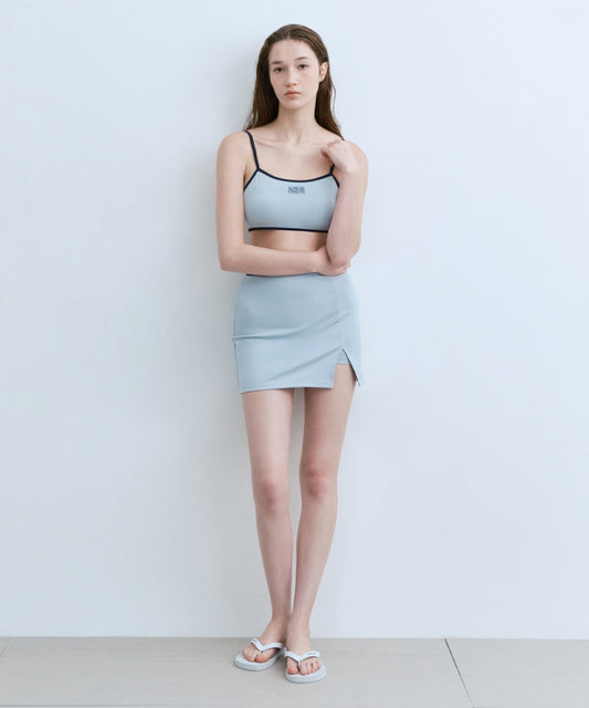 Marithé François Girbaud MOUVEMENT W CLASSIC LOGO BIKINI SET-UP Sky Blue
