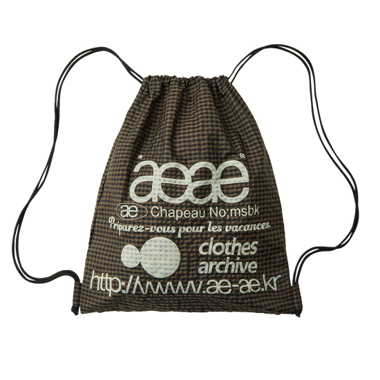 AEAE Web Logo Check Gym Sack