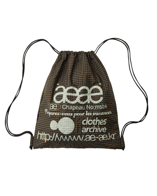 AEAE Web Logo Check Gym Sack