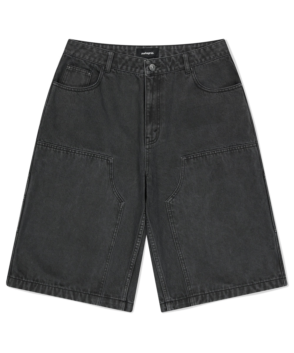 Mahagrid Dyed Double Knee Short